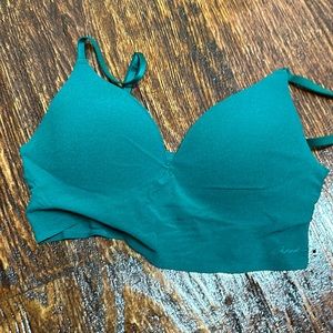 VICTORIAS SECRET PINK bra | Size M | never worn | forest green